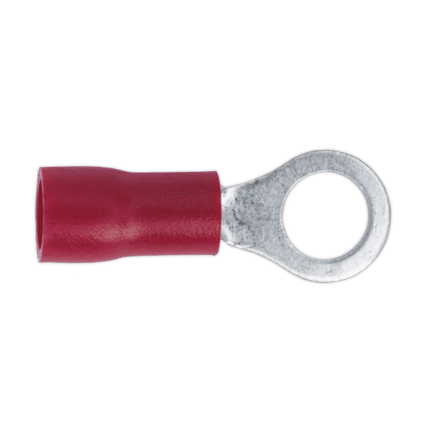 Easy-Entry Ring Terminal 5.3mm (2BA), Red - Pack of 100