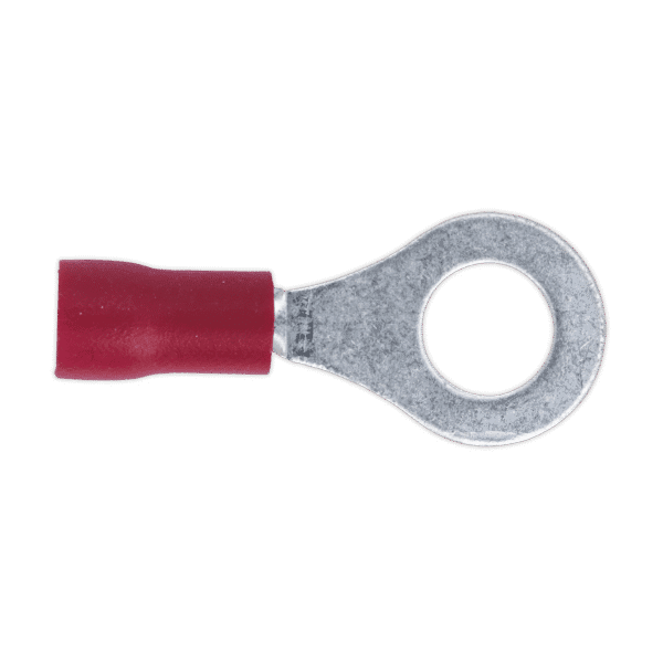 Easy-Entry Ring Terminal 6.4mm (1/4"), Red - Pack of 100