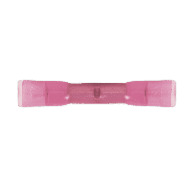 Cold Seal Butt Connector 4.3mm, Red - Pack of 10