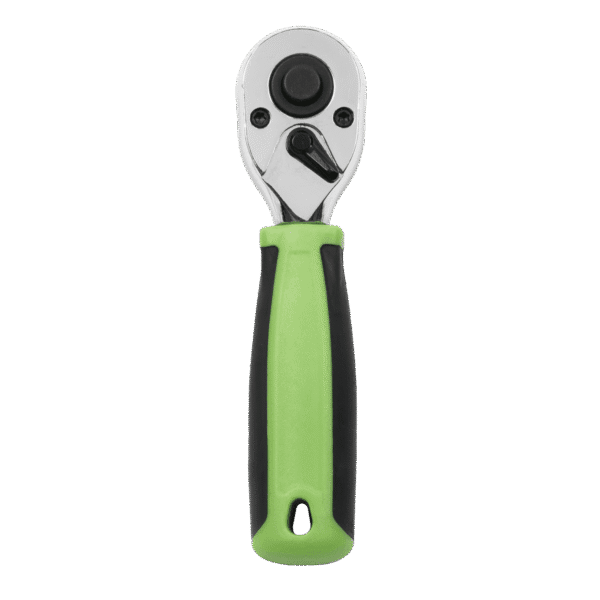 Siegen Stubby Ratchet Wrench with Flip Reverse 1/4"Sq Drive
