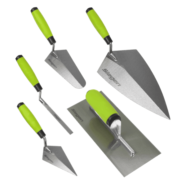 Siegen Trowel Set with Soft Grip Handle 5pc