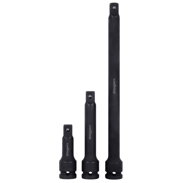 Siegen Impact Extension Bar Set 1/2"Sq Drive 3pc
