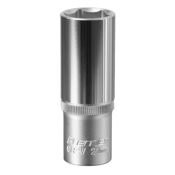Premier Deep Socket 1/2"Sq Drive 21mm