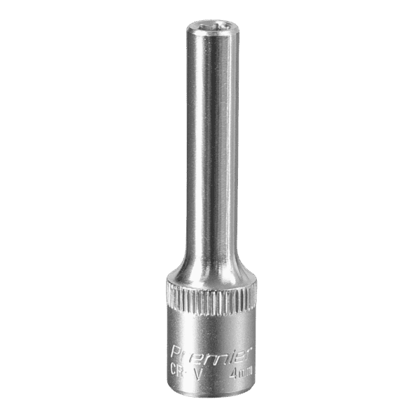Premier Deep Socket 1/4"Sq Drive 4mm
