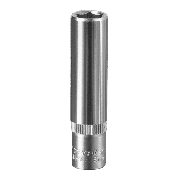 Premier Deep Socket 1/4"Sq Drive 8mm