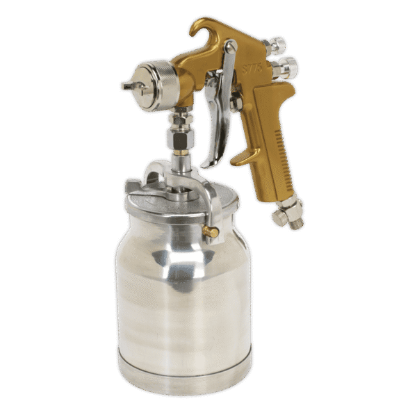 Siegen Suction Feed Spray Gun 1.7mm Set-Up