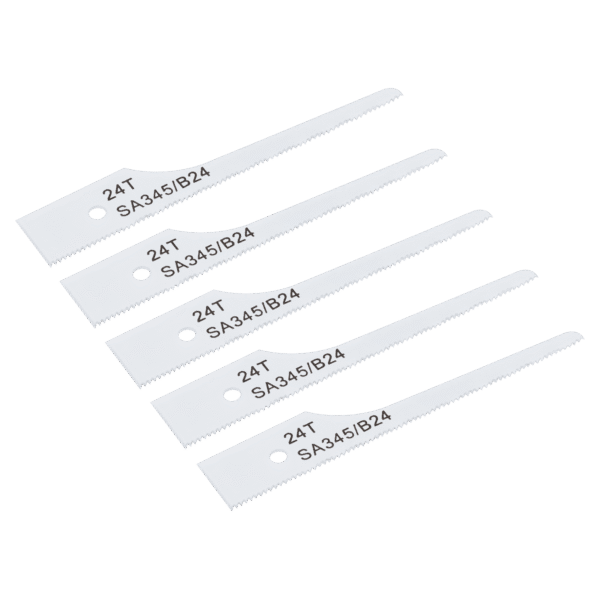 74mm HSS Air Saw Blade 24tpi - Pack of 5