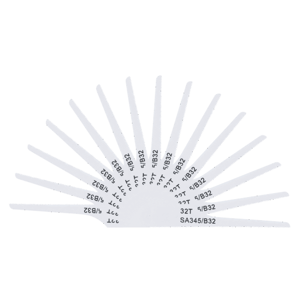 74mm HSS Air Saw Blade 32tpi - Pack of 15
