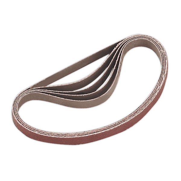 10 x 330mm Sanding Belt 80Grit - Pack of 5