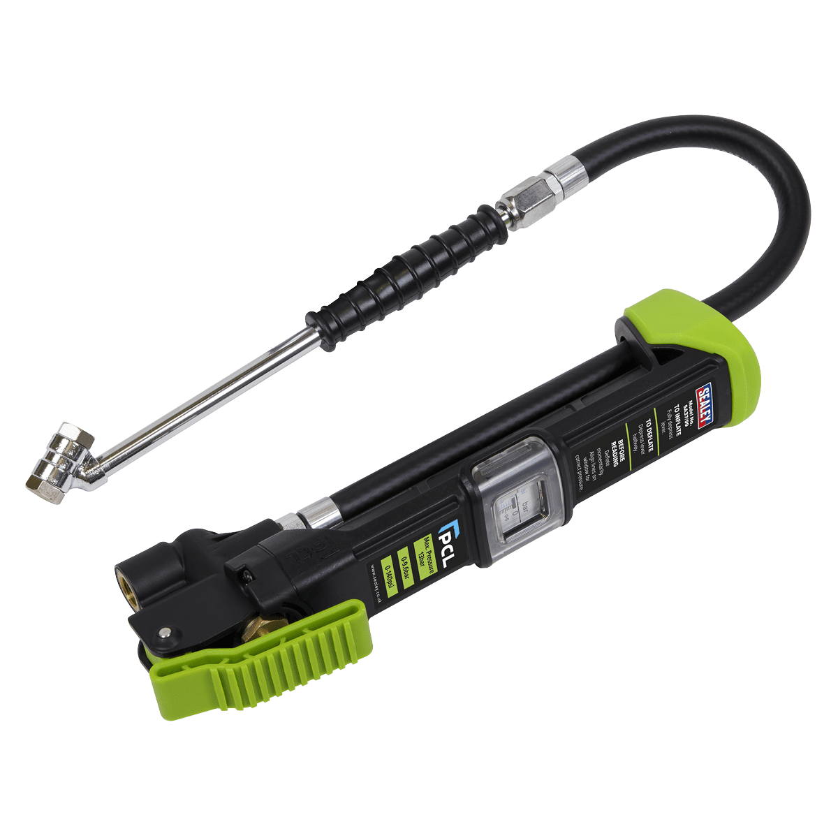 PCL Airlite Eco Tyre Inflator with Twin Push-On Connector - Image 2