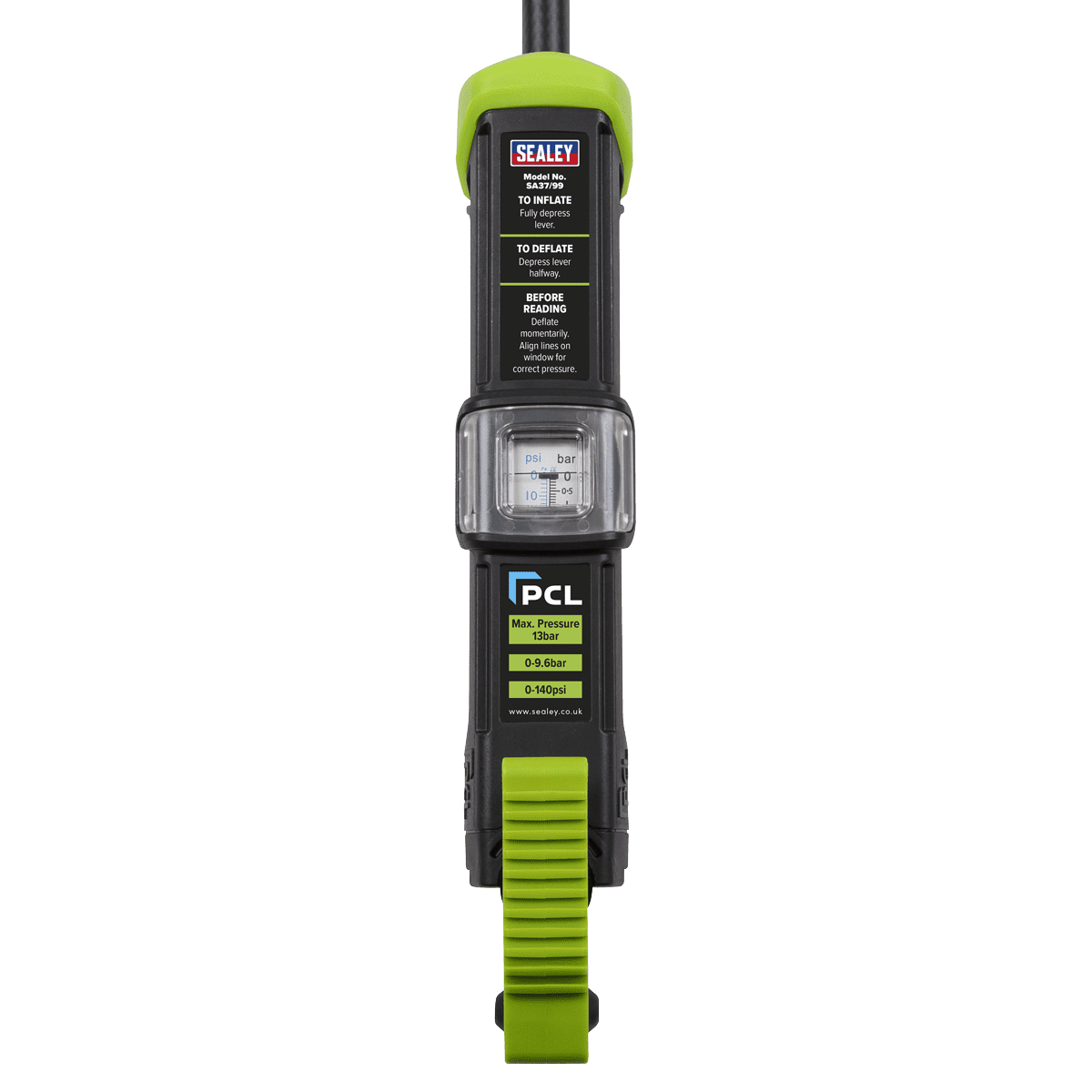 PCL Airlite Eco Tyre Inflator with Twin Push-On Connector - Image 3