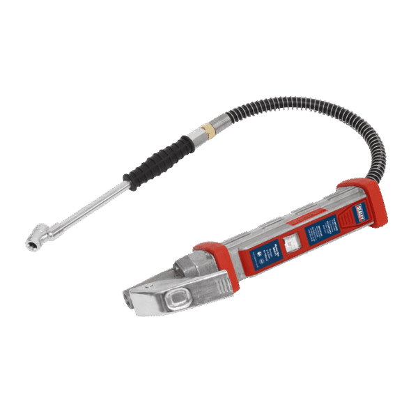 Tyre Inflator with 0.5m Hose & Twin Push-On Connector