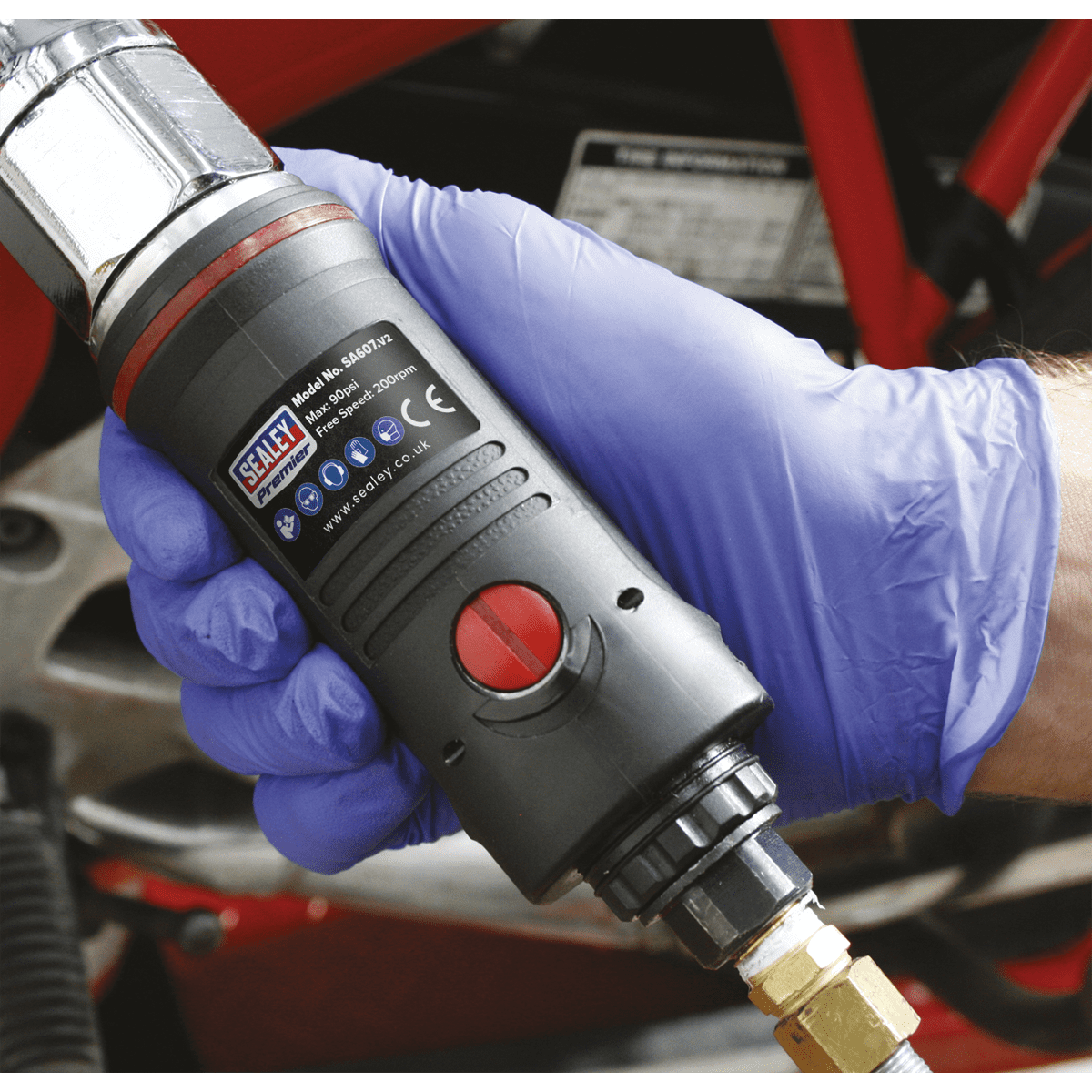 Premier Air Ratchet Wrench 3/8"Sq Drive - Image 8