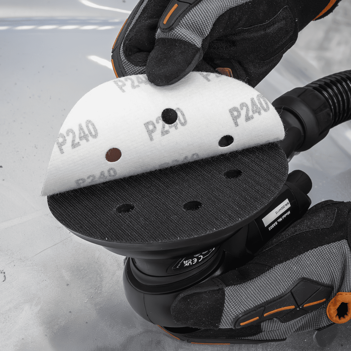 Air Palm Orbital Sander Ø150mm Dust-Free - Image 12