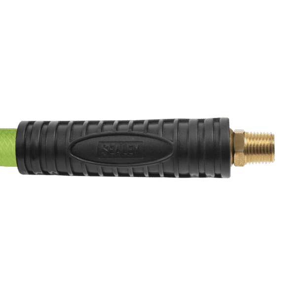 20m Retractable High-Visibility PVC Air Hose with Steel Reel 10mm ID