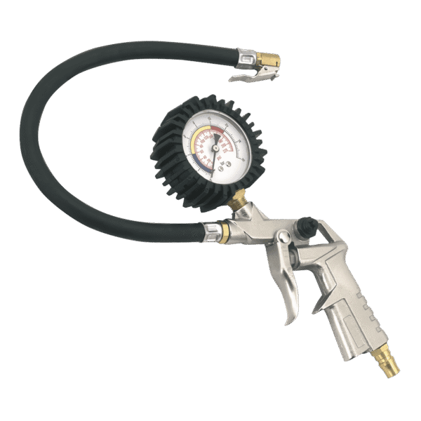 Tyre Inflator with Clip-On Connector