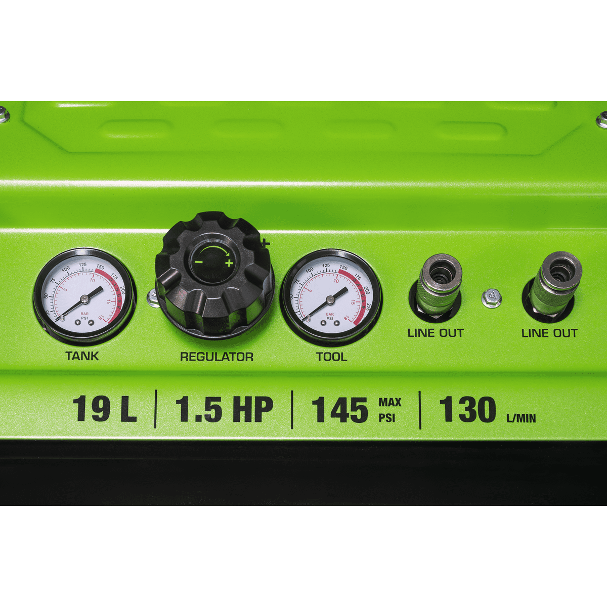 19L Oil Free Direct Drive Air Compressor 1.5hp - Image 3