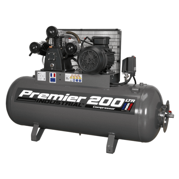 Premier 200L Belt Drive Air Compressor 5.5hp