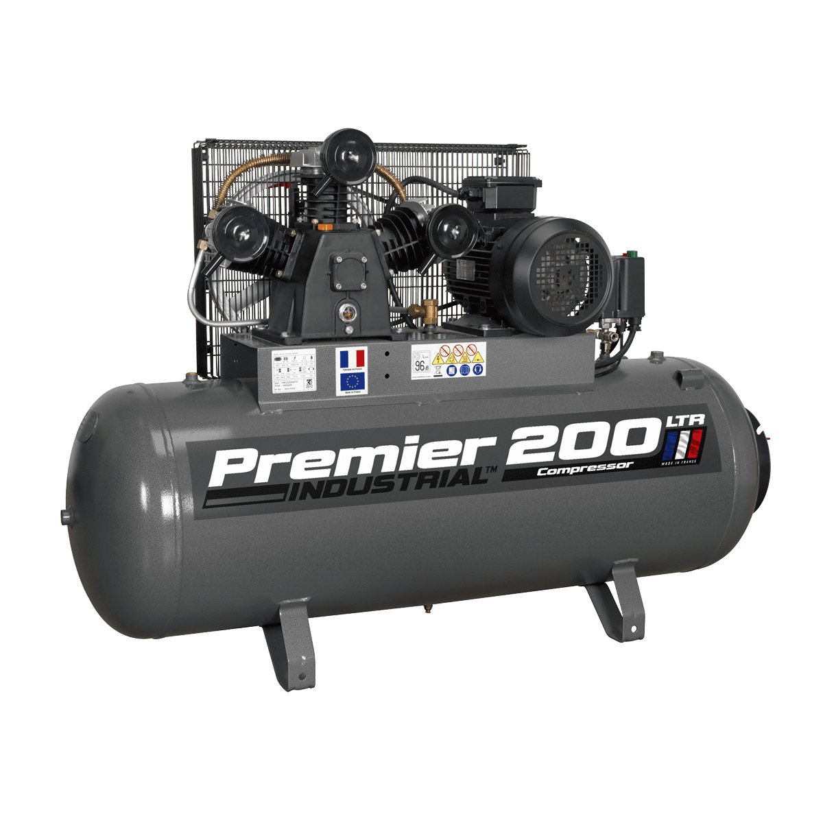 Premier 200L Belt Drive Air Compressor 5.5hp - Image 5