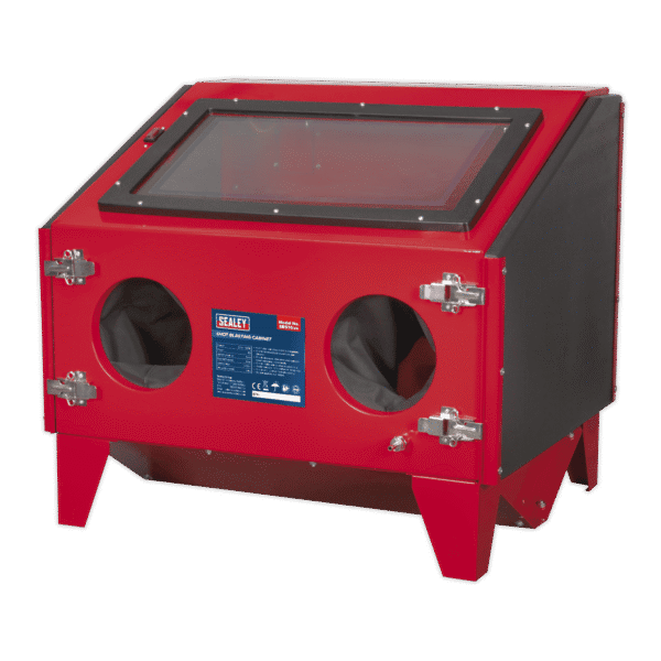 Shot Blasting Double Access Cabinet with Gun 695 x 580 x 625mm