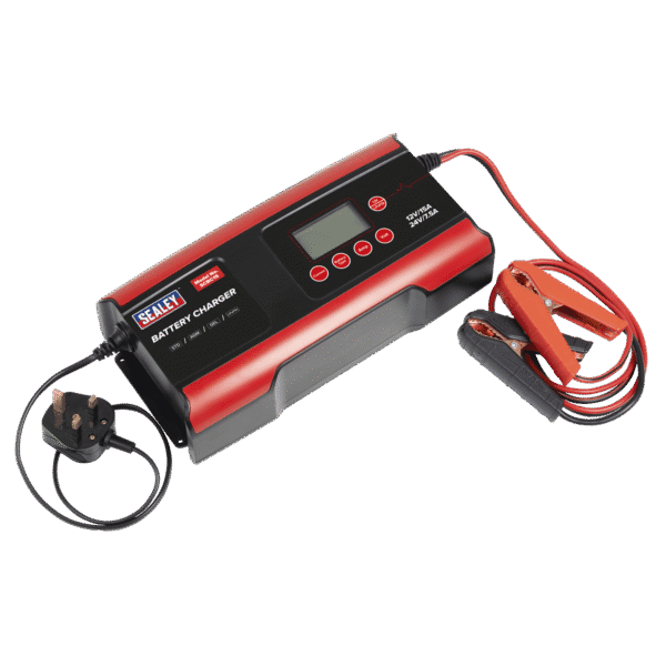 12/24V Compact Smart Battery Charger & Maintainer 15A
