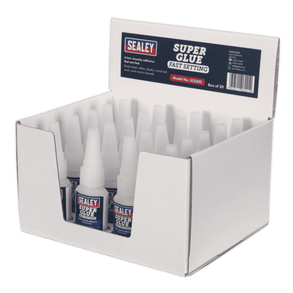 Fast Setting Super Glue 20g - Pack of 20