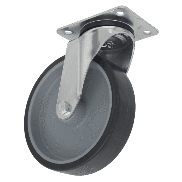 100mm Castor Wheel with Swivel Plate