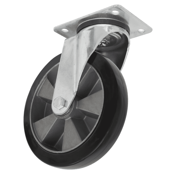 152mm Castor Wheel with Swivel Plate