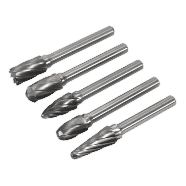 Ripper/Coarse Tungsten Carbide Rotary Burr Set 5pc