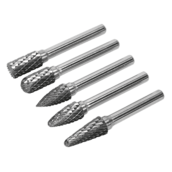 Tungsten Carbide Rotary Burr Set 5pc
