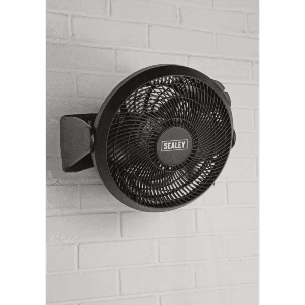 12" Small Desk Fan 3-Speed 230V