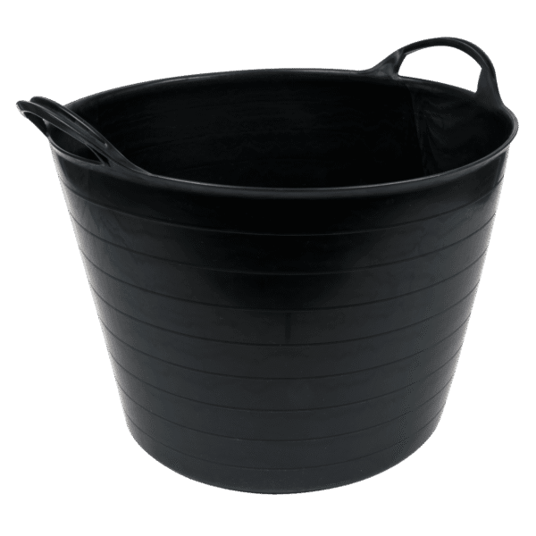 Heavy-Duty Flexi Tub 40L - Black