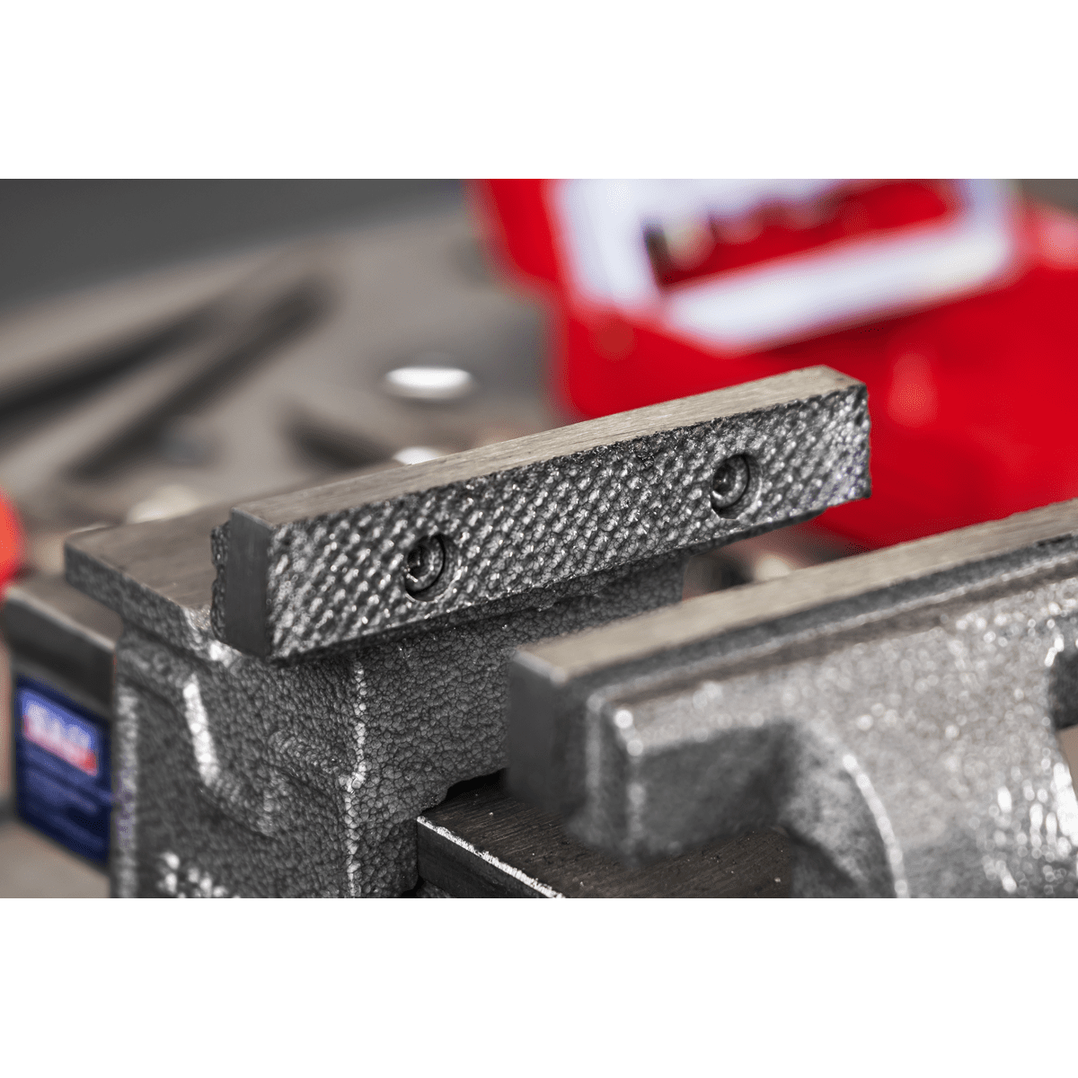 100mm SG Iron Vice with Swivel Base - Image 3