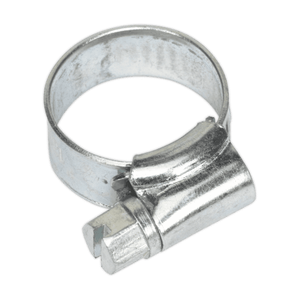 Zinc Plated Hose Clip 8-14mm - Pack of 30