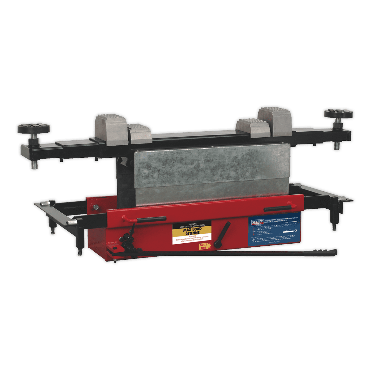Jacking Beam 2 Tonne with Arm Extenders & Flat Roller Supports - Image 8