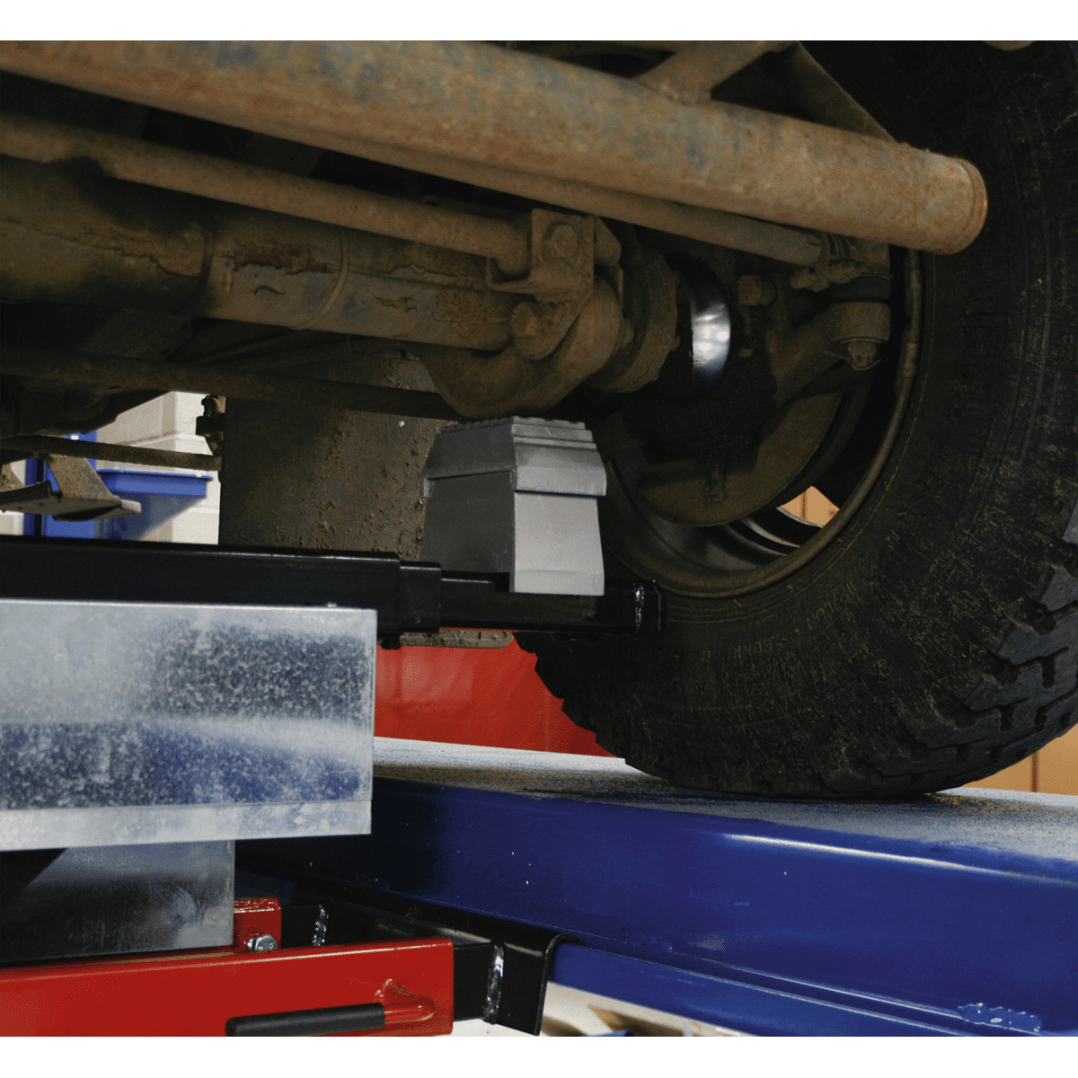 Jacking Beam 2 Tonne with Arm Extenders & Flat Roller Supports - Image 6
