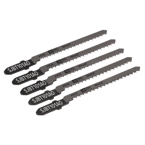 Jigsaw Blade for Hard Wood 83mm 18tpi - Pack of 5