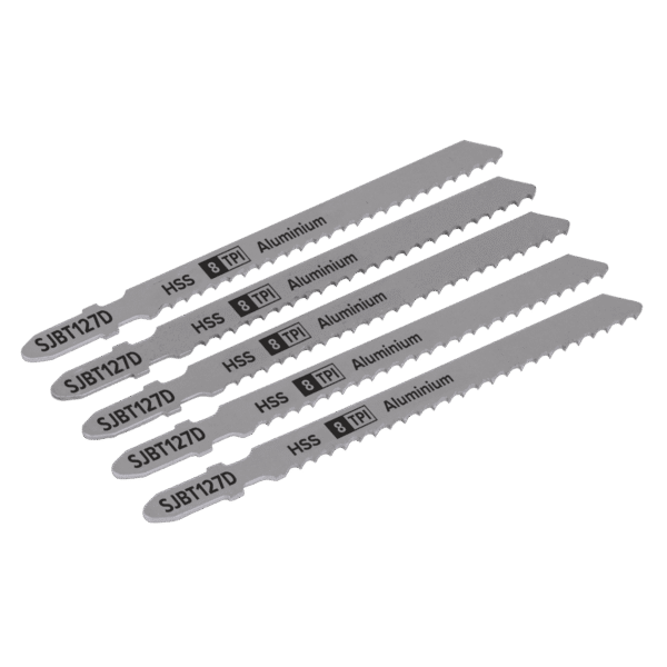 Jigsaw Blade for Aluminium 100mm 8tpi - Pack of 5