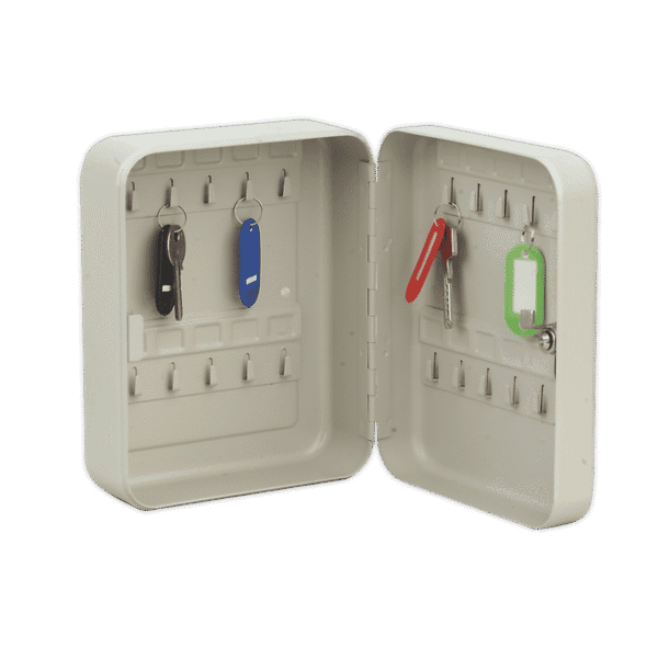 Key Cabinet with 20 Key Tags
