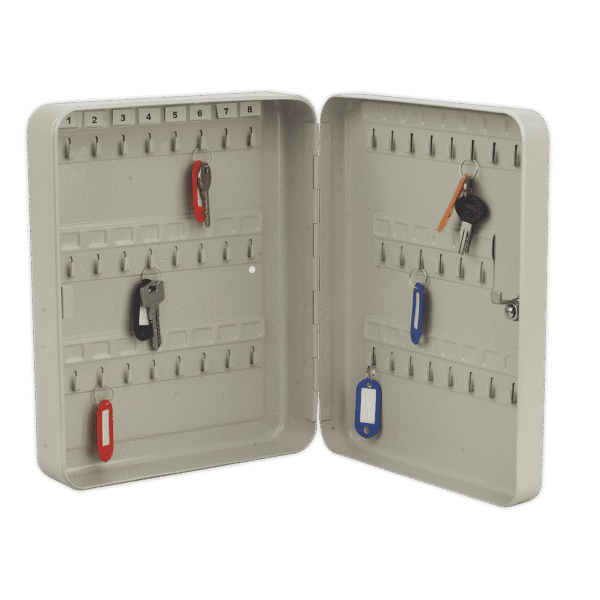 Key Cabinet with 45 Key Tags