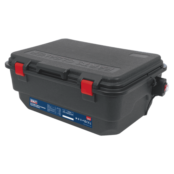 Mobile Parts Cleaning Tank with Brush 16L