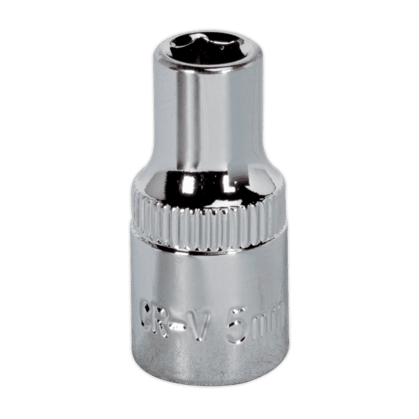 Premier Fully Polished Socket 1/4"Sq Drive 5mm
