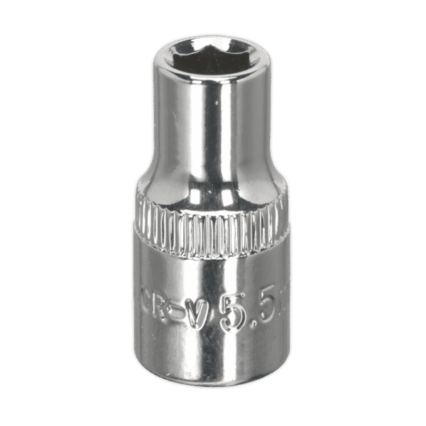 Premier Fully Polished Socket 1/4"Sq Drive 5.5mm