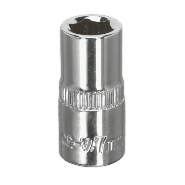 Premier Fully Polished Socket 1/4"Sq Drive 7mm