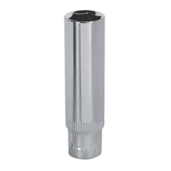 Premier Fully Polished Deep Socket 1/4"Sq Drive 10mm
