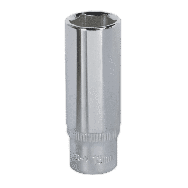Premier Fully Polished Deep Socket 1/4"Sq Drive 13mm