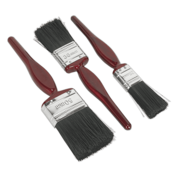 Pure Bristle Paint Brush Set 3pc