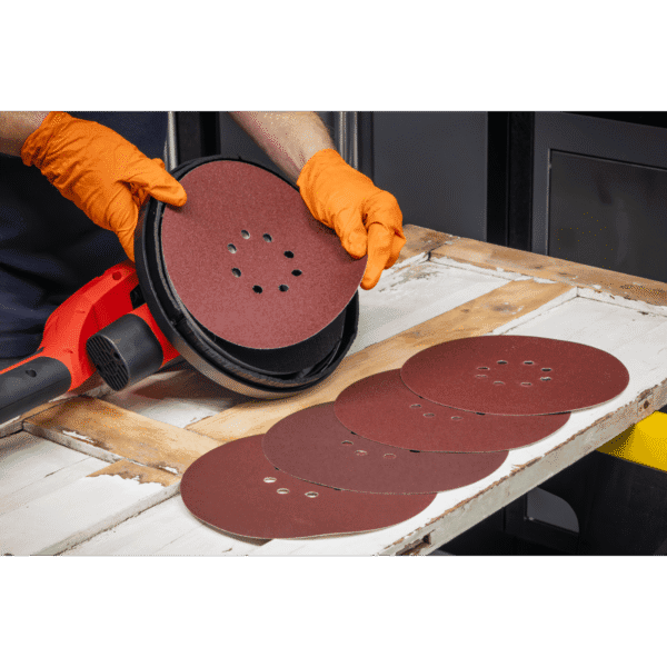 225mm Hook-and-Loop Sanding Disc Set 5pc