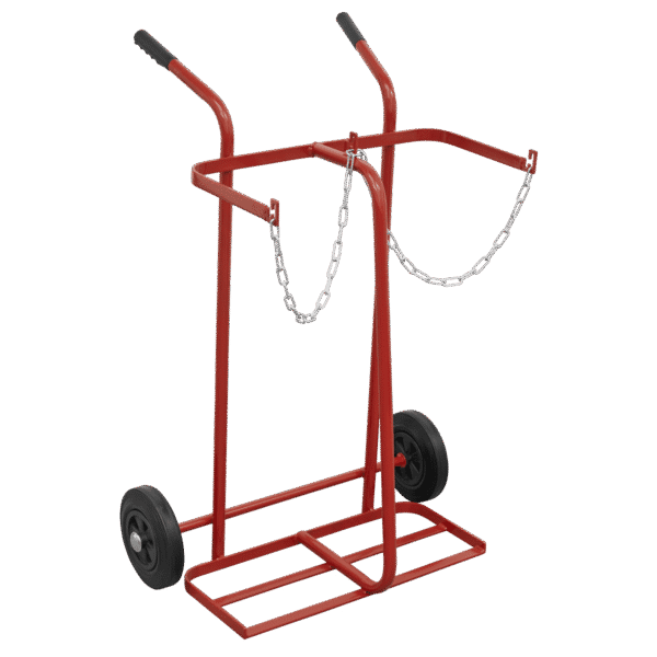 Double Gas Cylinder Trolley