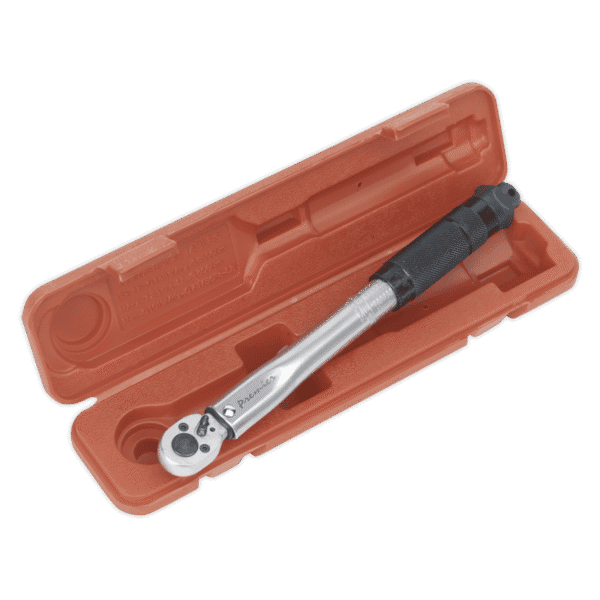 Premier Calibrated Micrometer Style Torque Wrench 3/8"Sq Drive 2-24Nm